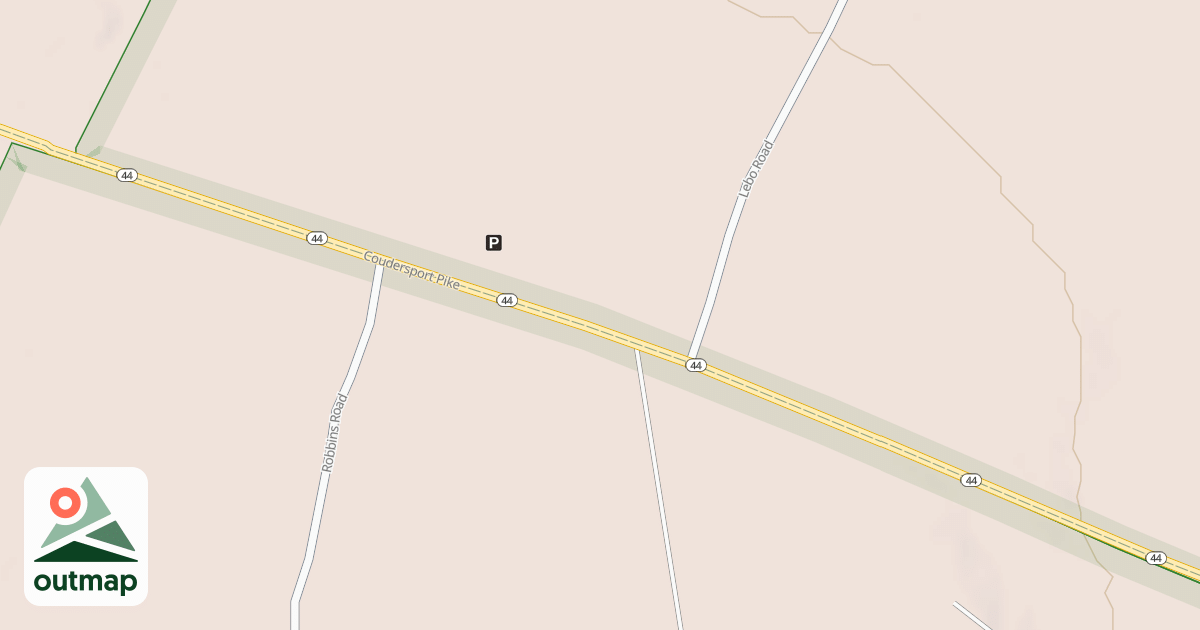 Map of Coudy Pike Snowmobile Trails