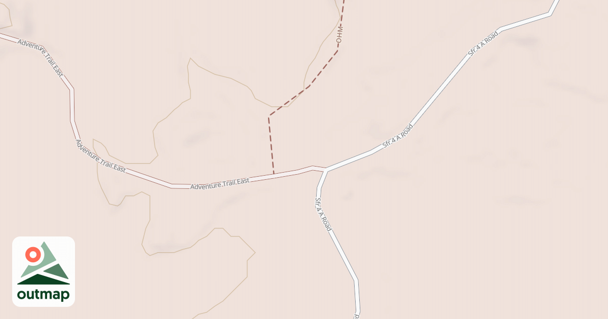 Map of Straight Arrows Trail