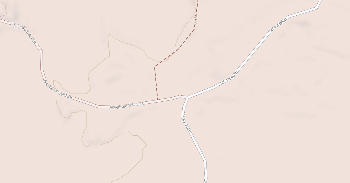 Map preview of Straight Arrows Trail