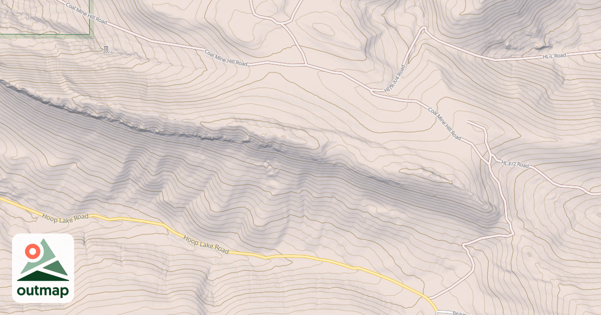 Map of COAL MINE HILL