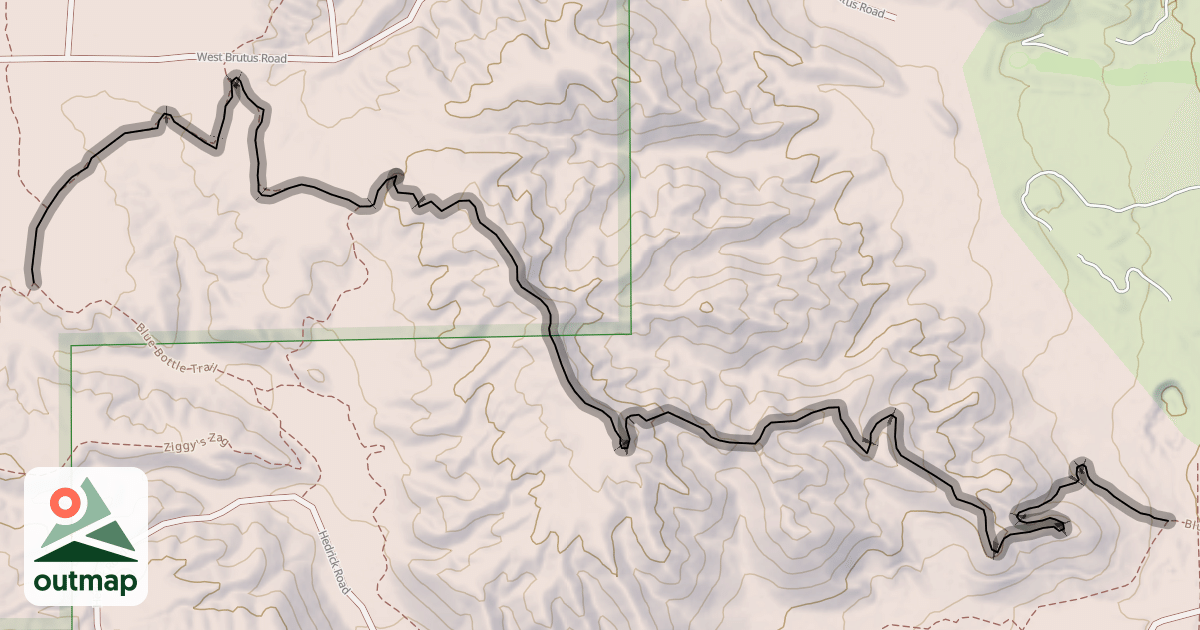Map of North Spine Trail