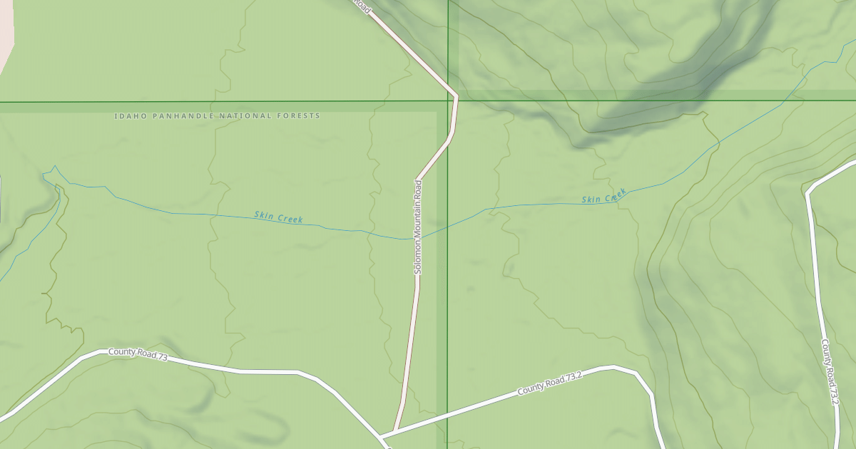 Map preview of SOLOMON MOUNTAIN
