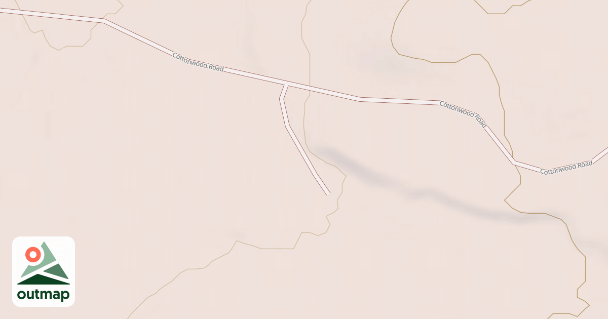 Map of COTTONWOOD CAMPS