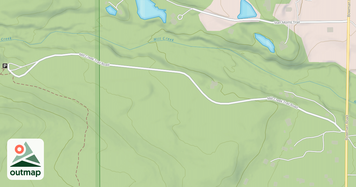 Map of (FDR) MILL CREEK