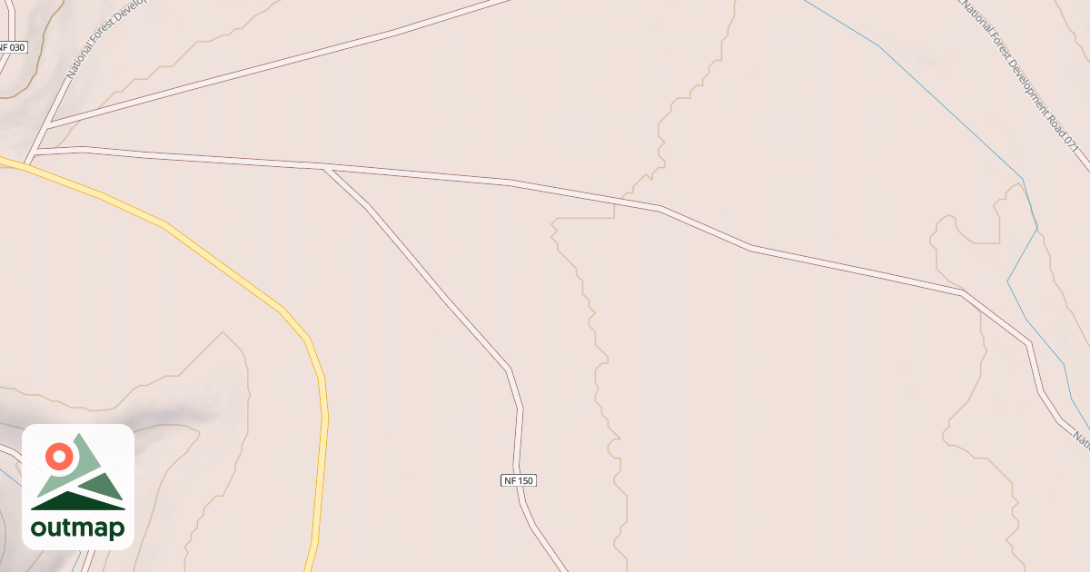 Map of USFS National Forest System Roads {503645E1-2CA0-46F4-85ED-36C610AFBA3F}
