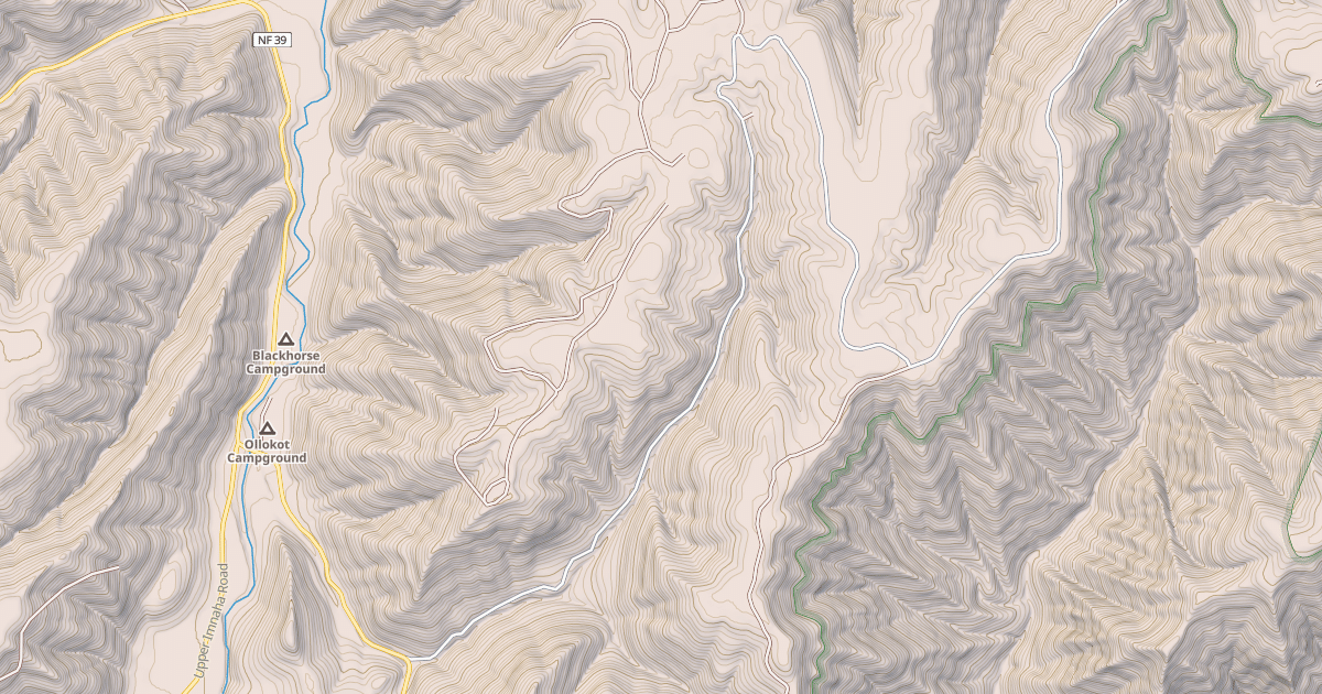 Map preview of North Dry Creek Snowmobile