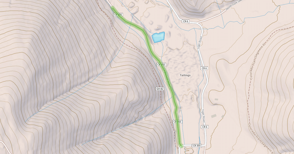 Map preview of Parkville Road