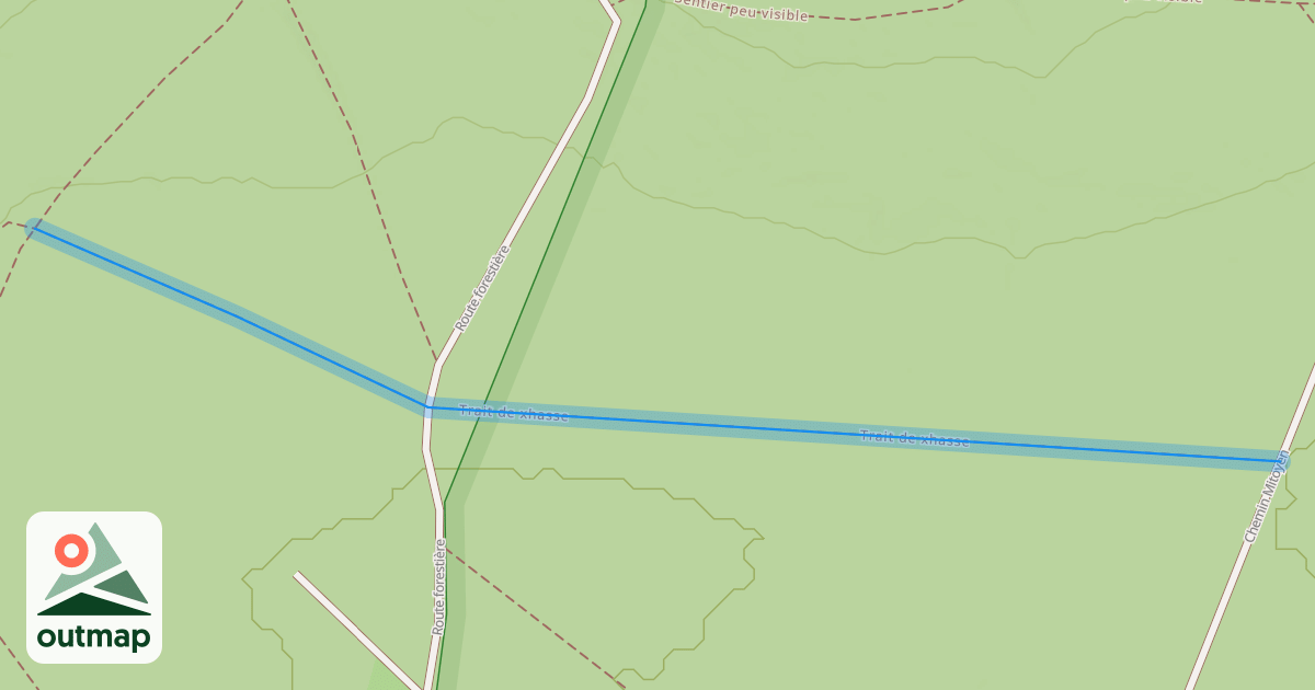 Map of Trait de xhasse
