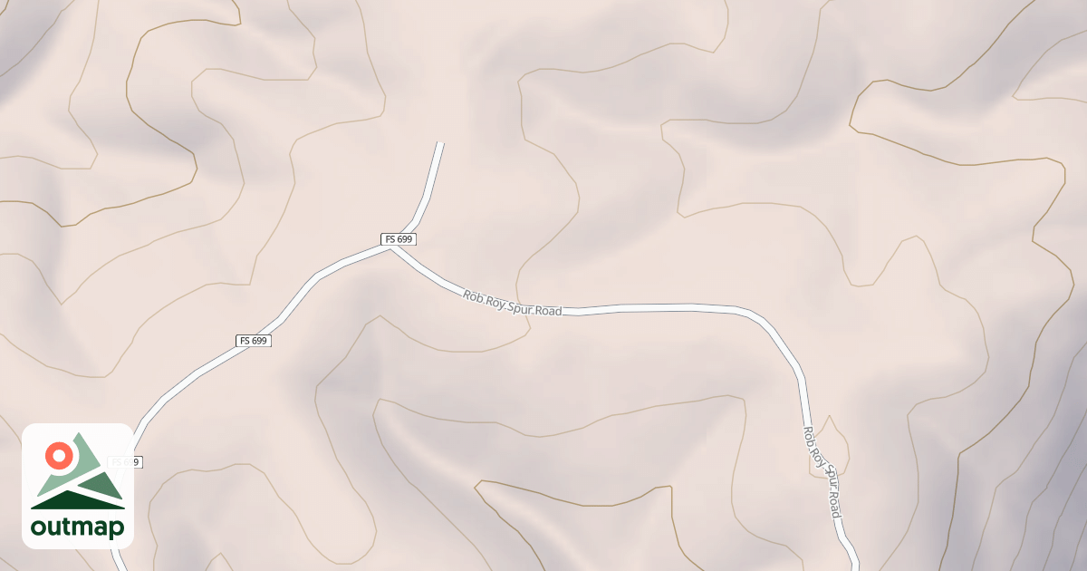Map of ROB ROY SPUR RD