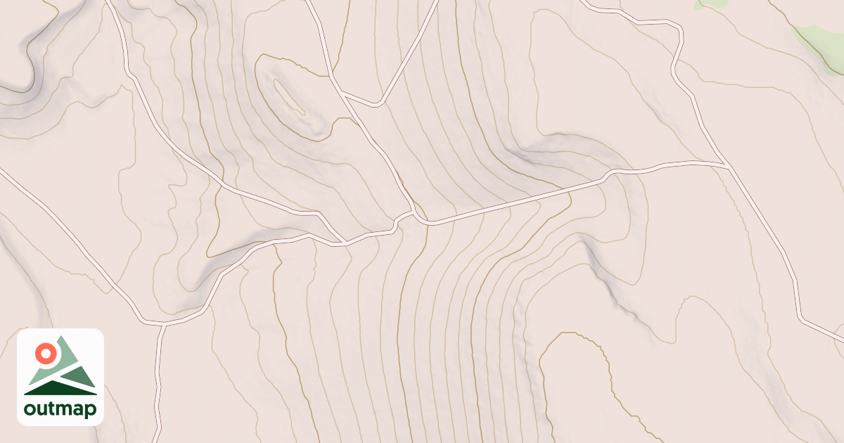 Map of LONG VALLEY SPUR B