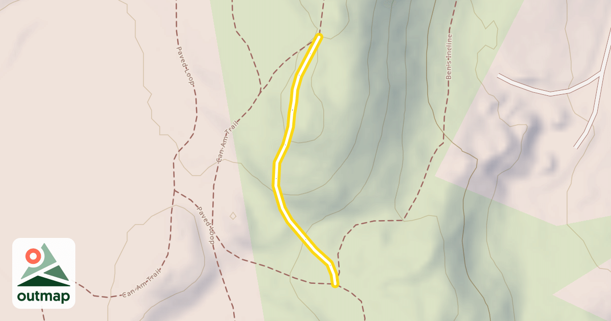 Map of Piste du Voyageur