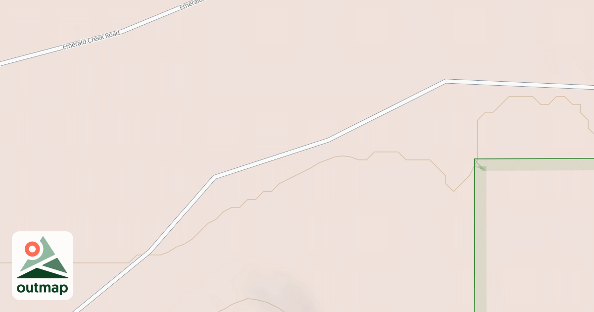Map of WEST FORK EMERALD CREEK