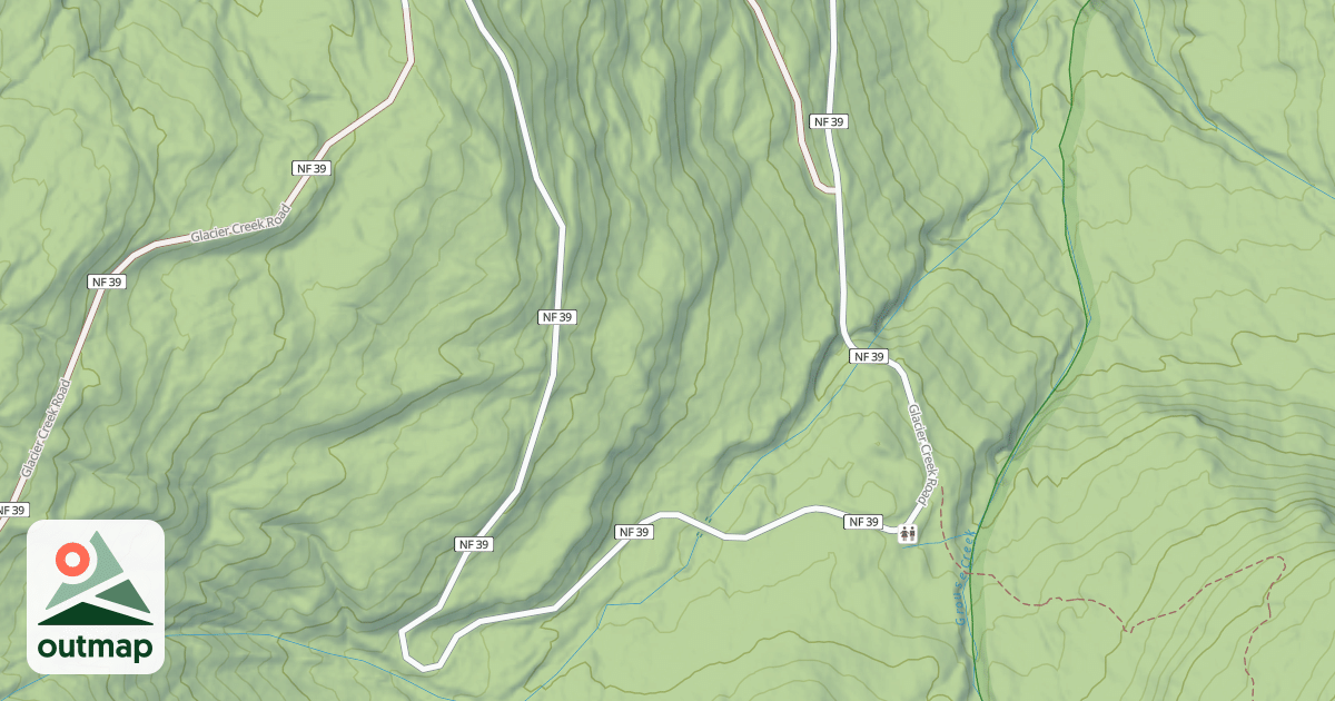 Map of GLACIER CR
