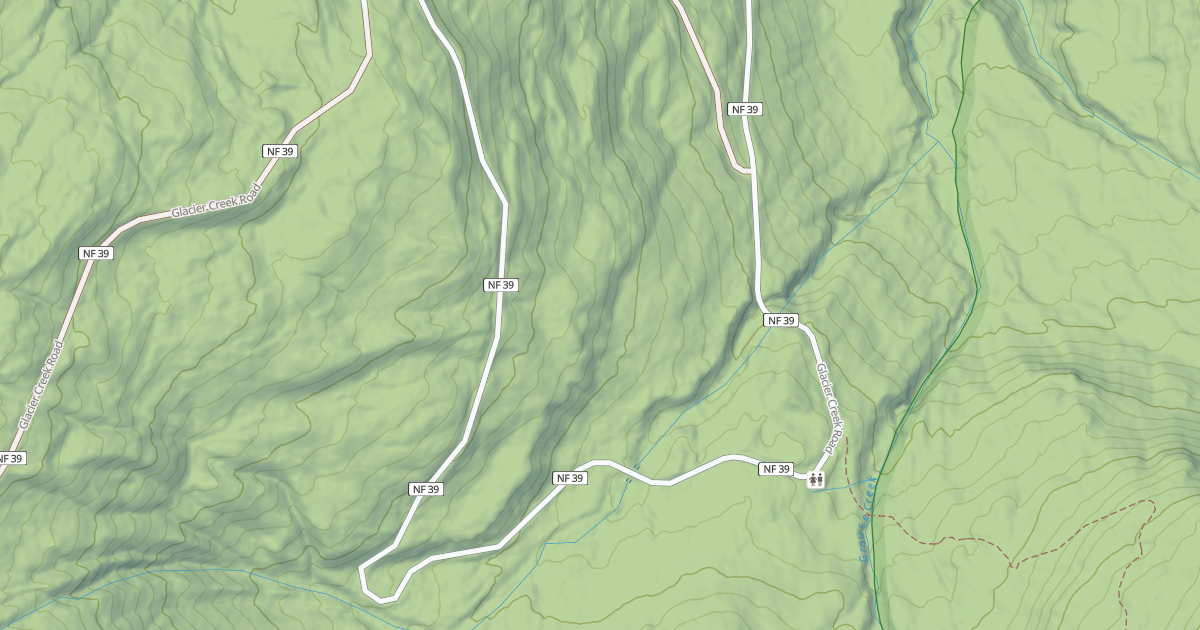 Map preview of GLACIER CR