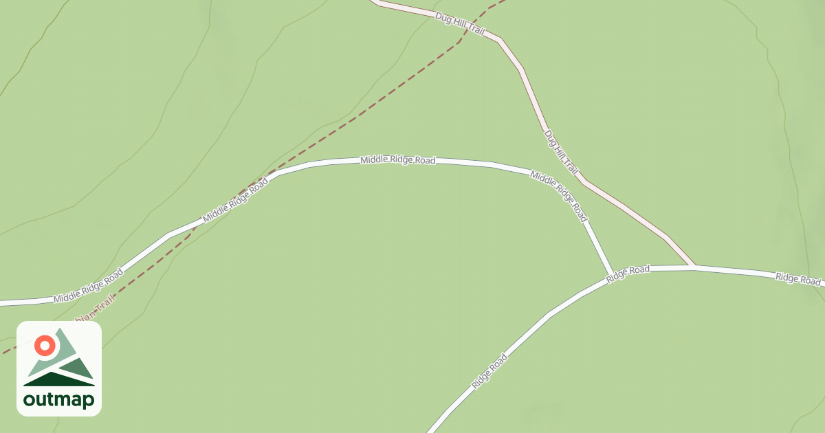 Map of Michaux State Forest – Snowmobile Trail System (Northern)