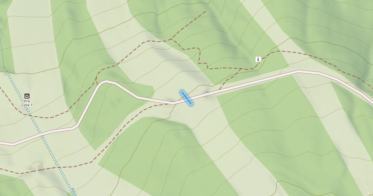 Map preview of Stade de Slalom