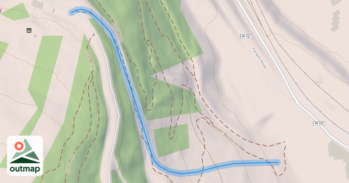 Map of Lower Parkway