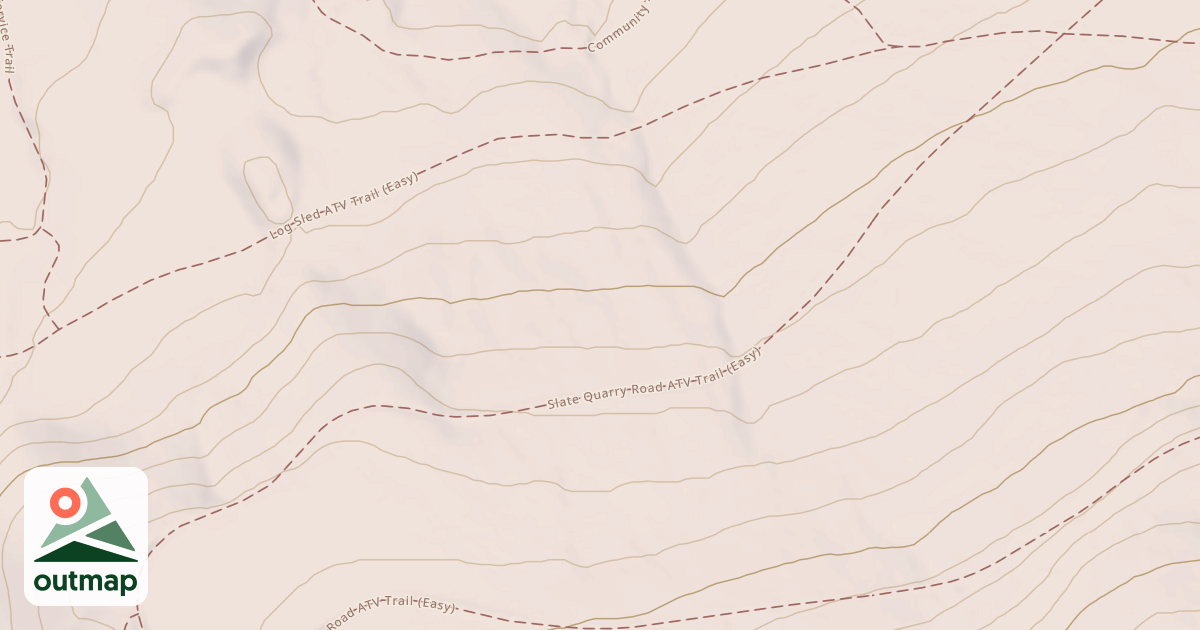 Map of Michaux State Forest - ATV Trail System