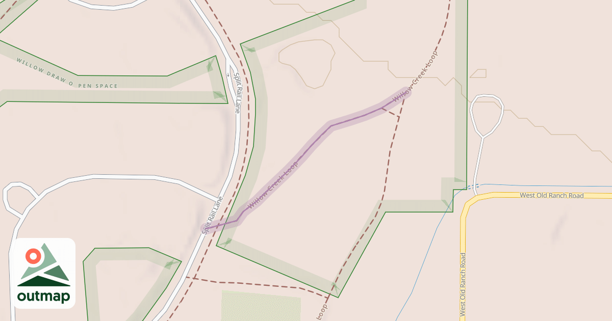 Map of Willow Creek Loop