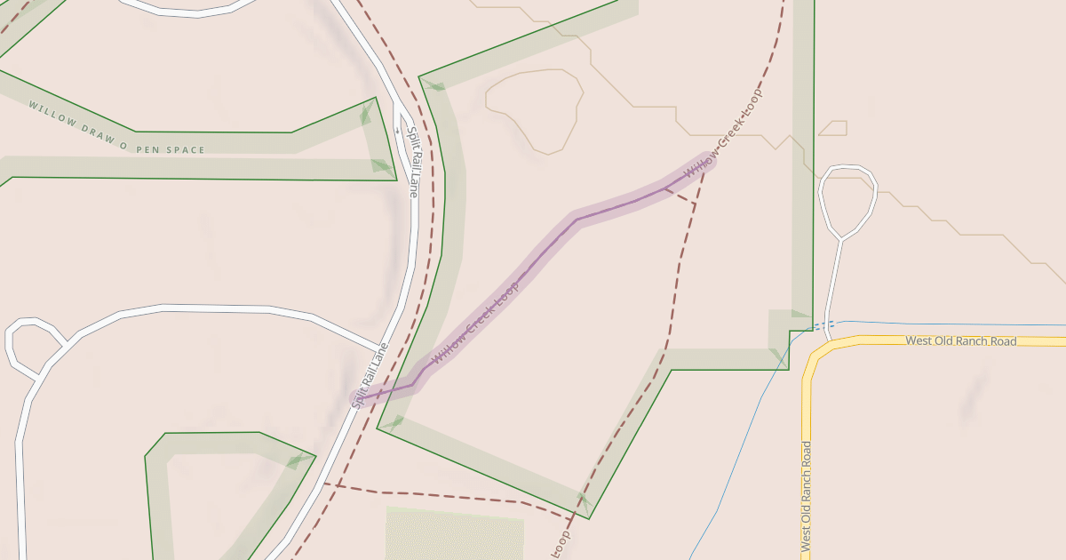 Map preview of Willow Creek Loop