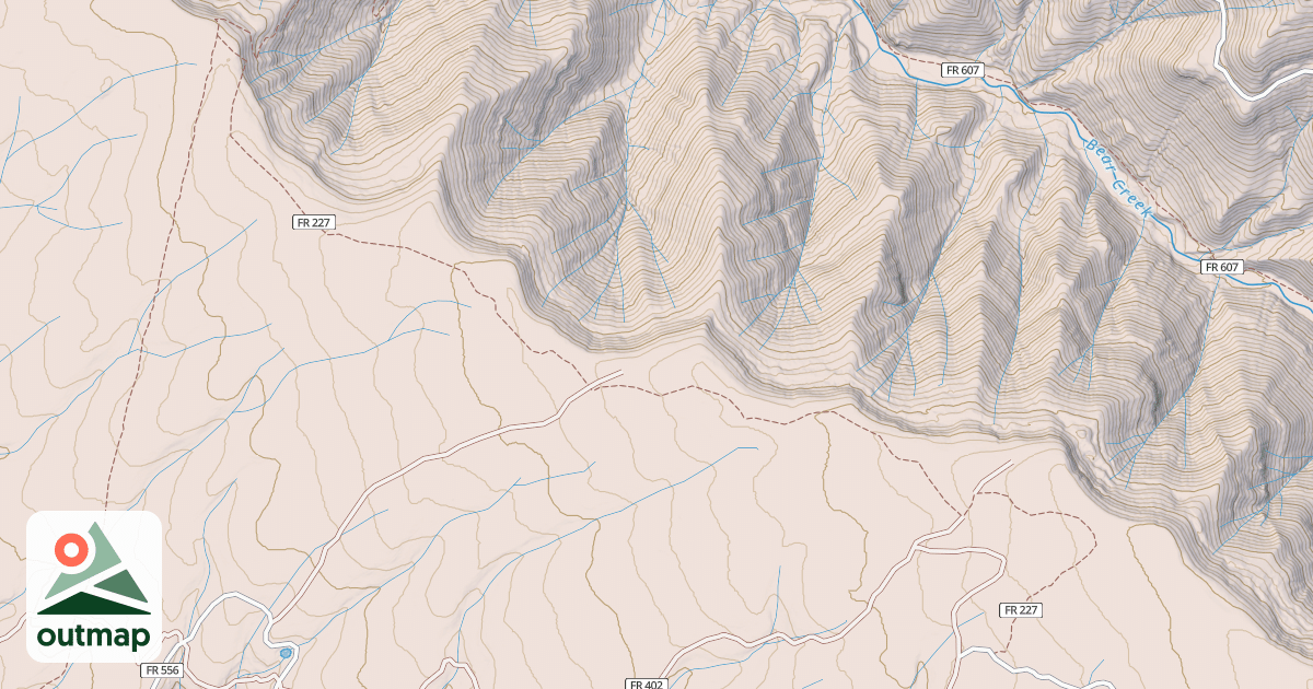 Map of BC RIM TRAIL