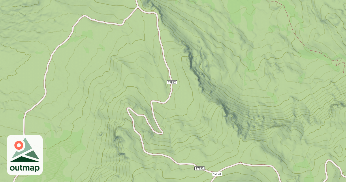 Map of PORTHOLE GAP 4WD