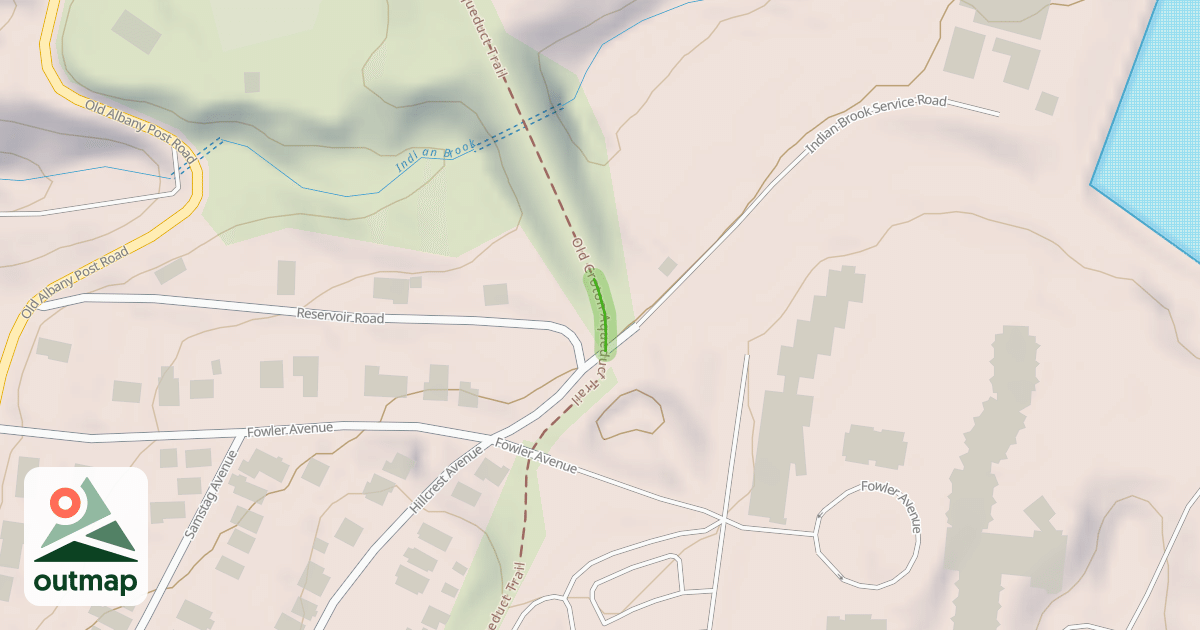 Map of Old Croton Aqueduct Trail