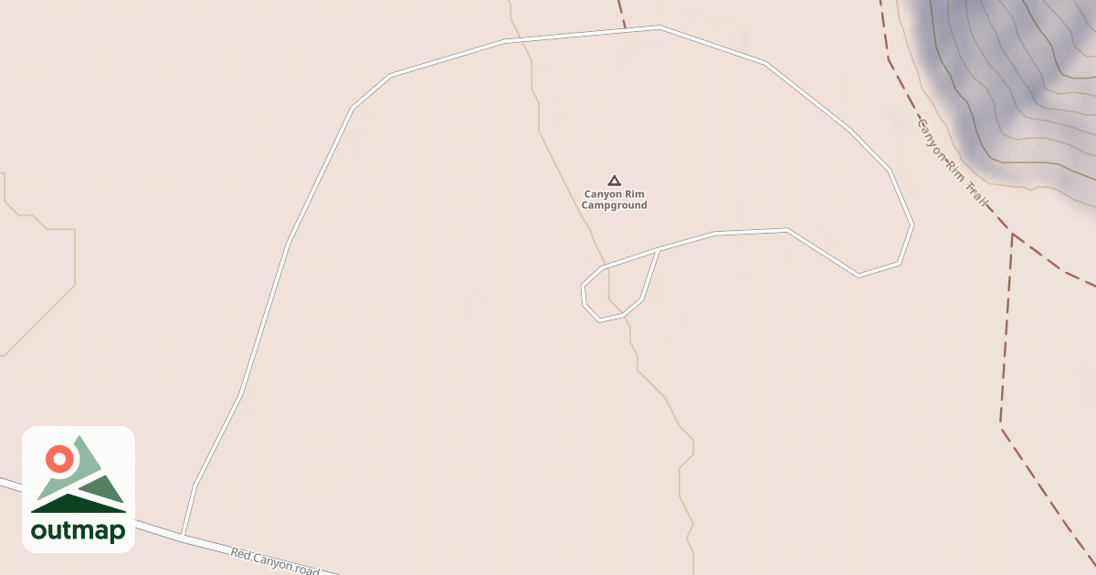 Map of CANYON RIM O L AND C G