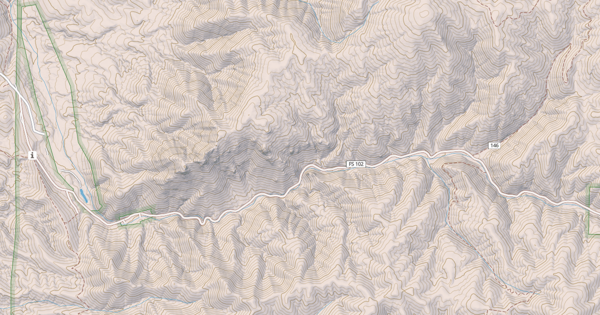 Map preview of PACHECO CANYON