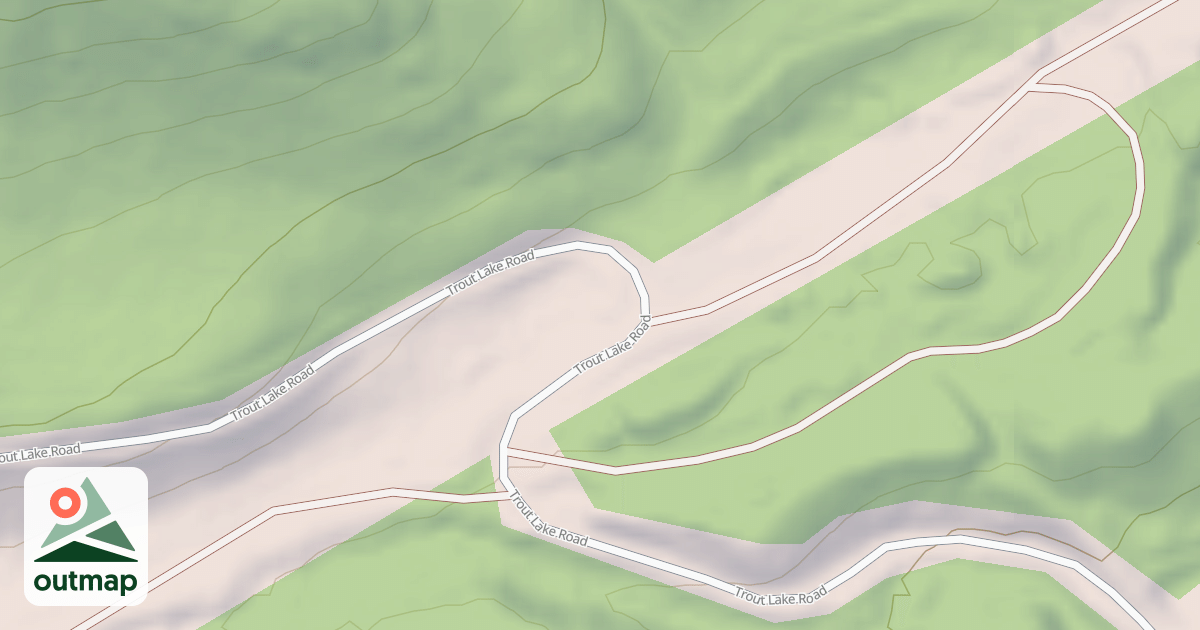 Map of TROUT LAKE CAMPGROUND