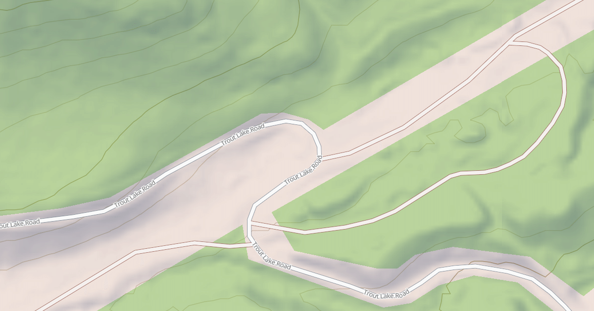 Map preview of TROUT LAKE CAMPGROUND