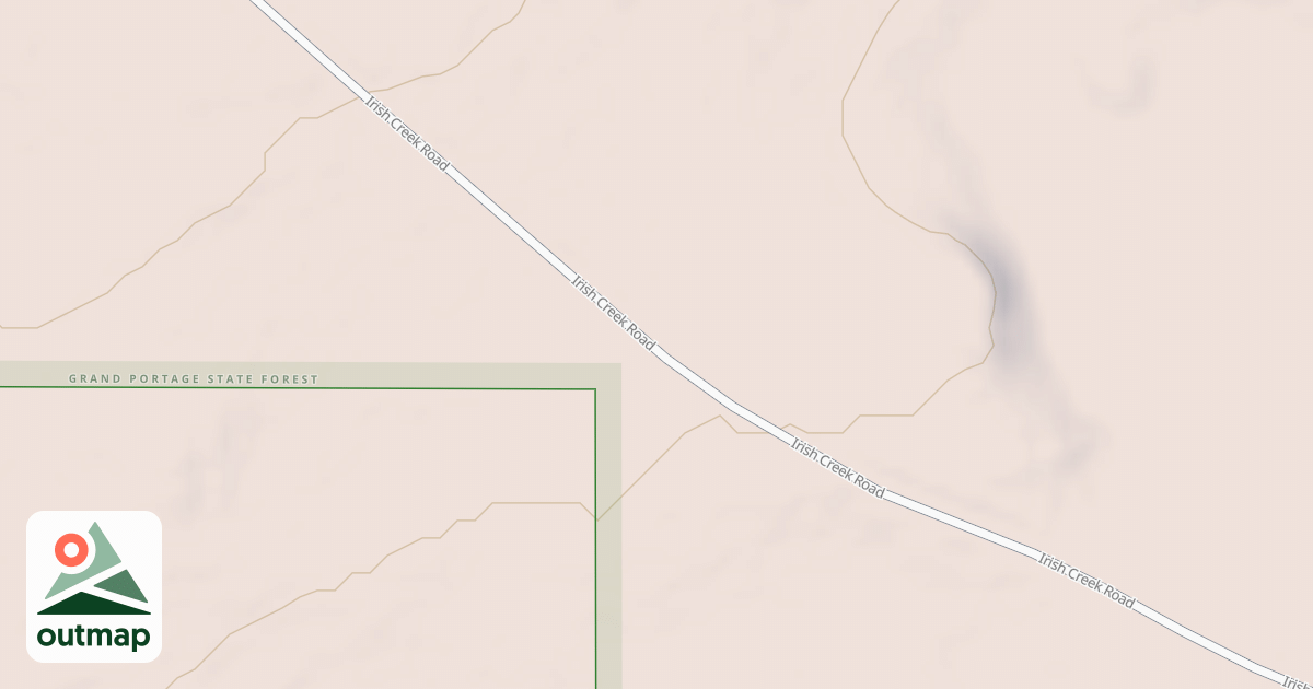 Map of Hovland Woods Trail