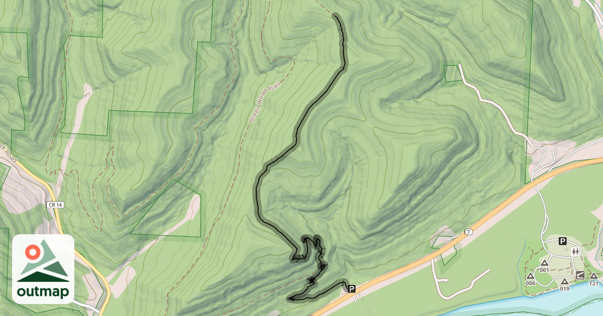 Map of Scenic River Trail