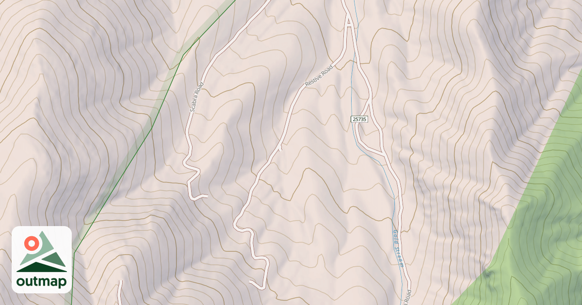 Map of RESTIVE ROAD