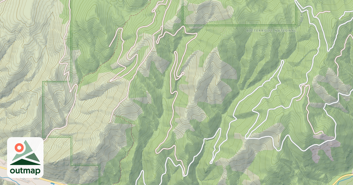 Map of (FDR) BRENNAN CREEK