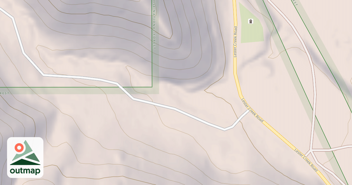 Map of CANNON GULCH