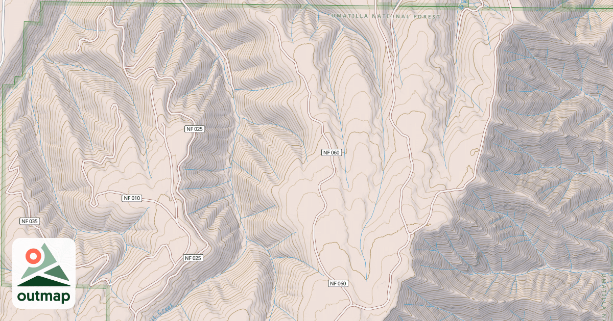 Map of USFS Motor Vehicle Use Map Roads {C0363C88-5D9A-4F2F-AB67-9570D94A7F2F}