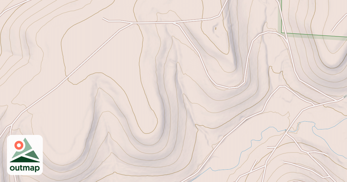 Map of WOLF RUN