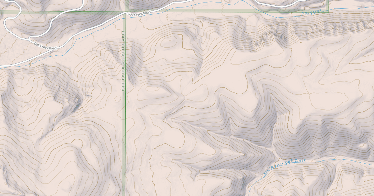Map preview of RED OAK