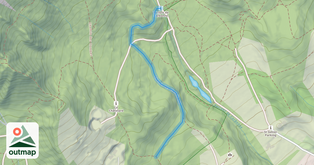 Map of Chemin des Clavaillants