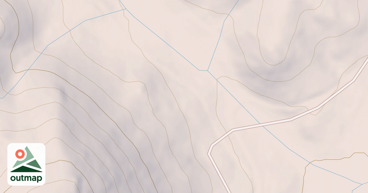Map of CLARKS WEST SPUR