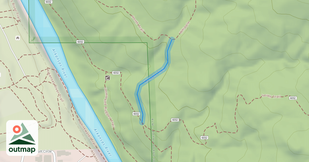 Map of Whipple Trail