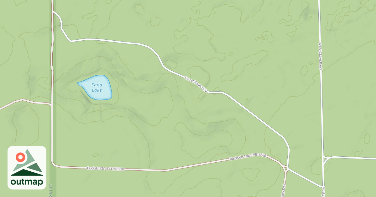 Map of FR 1632