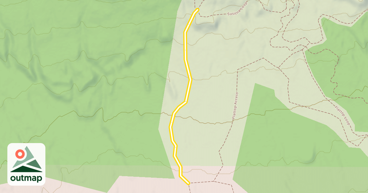 Map of Mt Streams Access