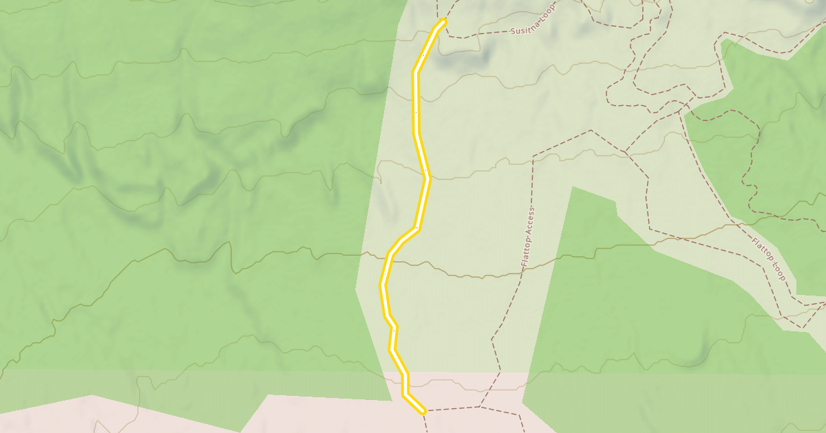 Map preview of Mt Streams Access
