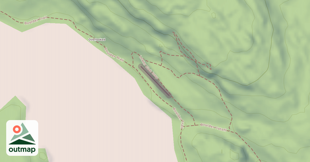 Map of Lower Slabs
