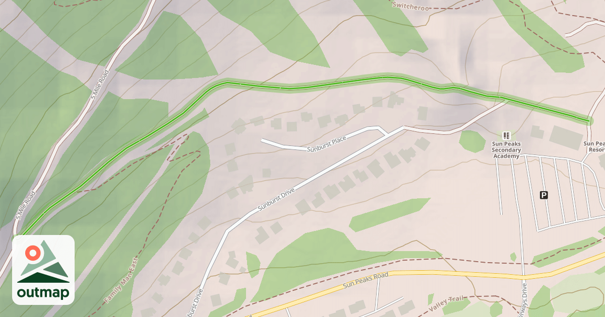 Map of 5 Mile Road