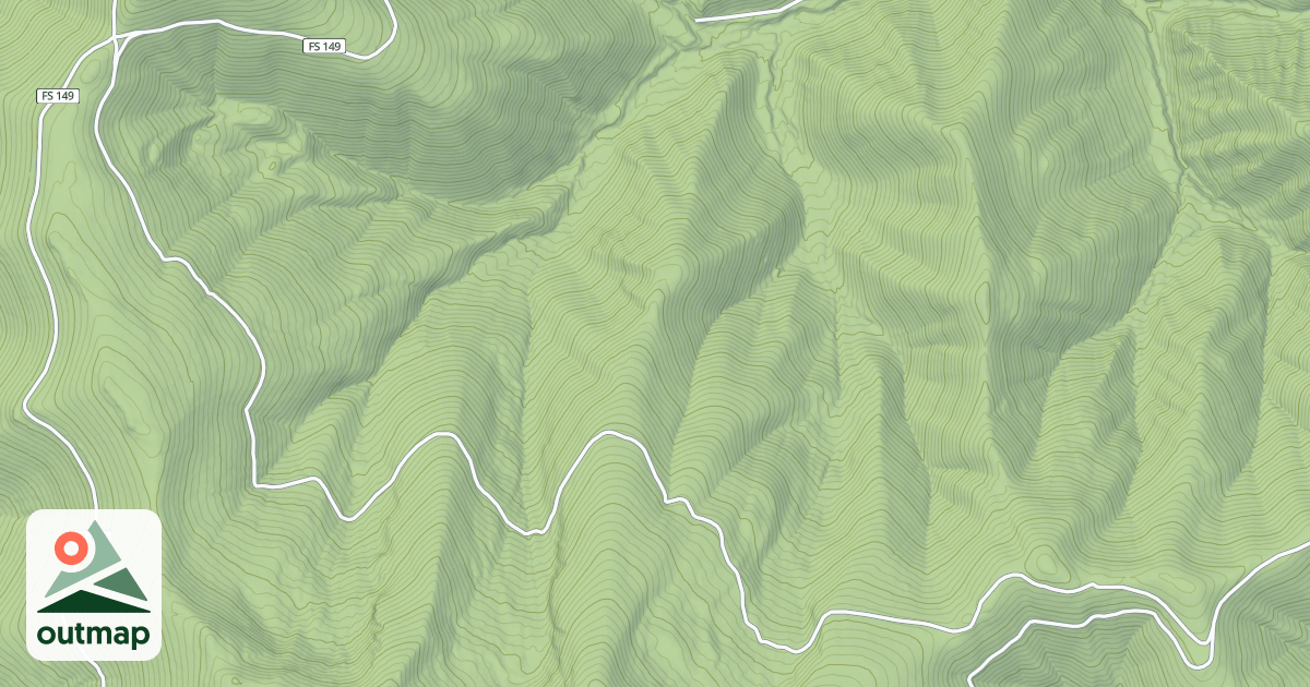 Map of MARTEN CREEK SNOWMOBILE ROUTE