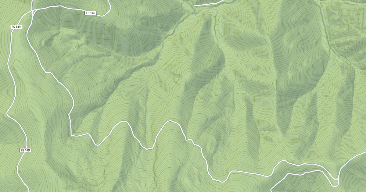 Map preview of MARTEN CREEK SNOWMOBILE ROUTE