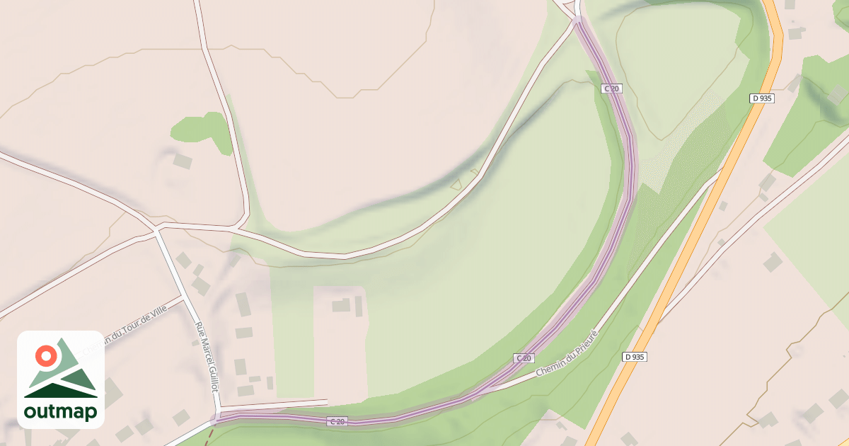 Map of Chemin de Derrière le Prieuré